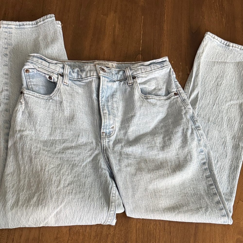 Abercrombie & Fitch 90s straight ultra high waist jeans